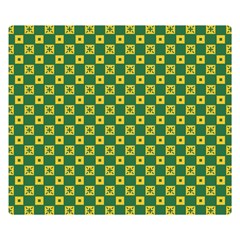 Df Green Domino Double Sided Flano Blanket (small)  by deformigo