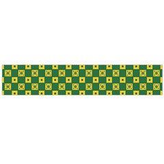 Df Green Domino Large Flano Scarf  by deformigo