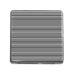 Black Grey White Stripes Memory Card Reader (square 5 Slot) by anthromahe