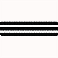 Black & White Stripes Large Bar Mats by anthromahe