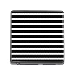 Black & White Stripes Memory Card Reader (square 5 Slot) by anthromahe