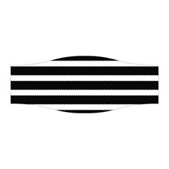 Black & White Stripes Stretchable Headband