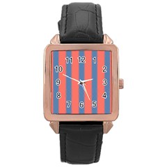 Living Pacific  Rose Gold Leather Watch  by anthromahe