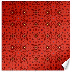 Tiling Zip A Dee Doo Dah+designs+red+color+by+code+listing+1 8 [converted] Canvas 12  X 12  by deformigo