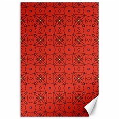 Tiling Zip A Dee Doo Dah+designs+red+color+by+code+listing+1 8 [converted] Canvas 12  X 18  by deformigo