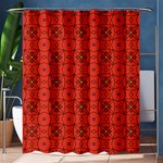 Tiling Zip A Dee Doo Dah+designs+red+color+by+code+listing+1 8 [converted] Shower Curtain 60  x 72  (Medium)  60 x72  Curtain