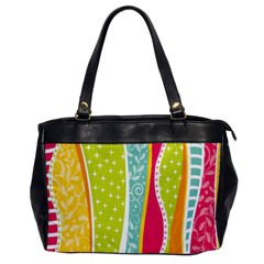 abstract lines Oversize Office Handbag