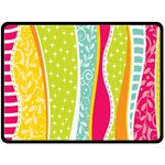 abstract lines Fleece Blanket (Large)  80 x60  Blanket Front