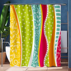 abstract lines Shower Curtain 60  x 72  (Medium) 