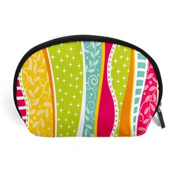 abstract lines Accessory Pouch (Large)