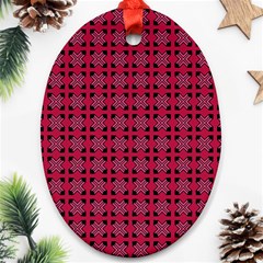 Df Ricky Purplish Ornament (oval) by deformigo