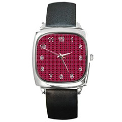 Df Ricky Purplish Square Metal Watch by deformigo