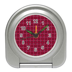 Df Ricky Purplish Travel Alarm Clock by deformigo