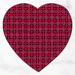 Df Ricky Purplish Jigsaw Puzzle (heart) by deformigo