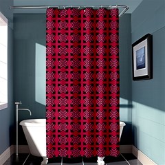 Df Ricky Purplish Shower Curtain 36  X 72  (stall)  by deformigo