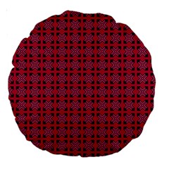 Df Ricky Purplish Large 18  Premium Round Cushions by deformigo