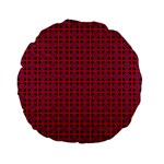 DF Ricky Purplish Standard 15  Premium Flano Round Cushions Front