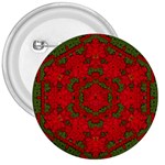 Bloom In Yule  Mandala Season Colors 3  Buttons Front