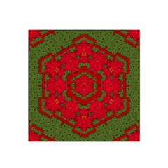 Bloom In Yule  Mandala Season Colors Satin Bandana Scarf by pepitasart