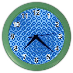 Tiling Winter Sports Dark Blue Seamless Pattern Equipment Rental At Ski Vector Id903601056 5 [conver Color Wall Clock