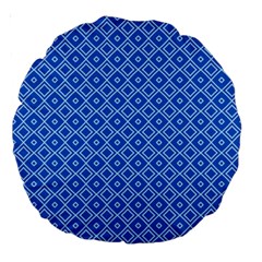 Tiling Winter Sports Dark Blue Seamless Pattern Equipment Rental At Ski Vector Id903601056 5 [conver Large 18  Premium Round Cushions