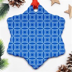 Df Blue Woollister Ornament (snowflake)