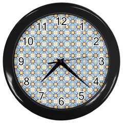 Df Norbert Pastel Wall Clock (black) by deformigo