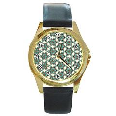 Df Tomomi Nao Round Gold Metal Watch by deformigo