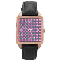 Df Izpilikua Estili Rose Gold Leather Watch  by deformigo