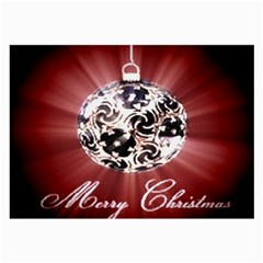 Merry Christmas Ornamental Large Glasses Cloth by christmastore