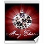 Merry Christmas Ornamental Canvas 11  x 14  10.95 x13.48  Canvas - 1