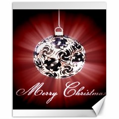 Merry Christmas Ornamental Canvas 16  X 20  by christmastore