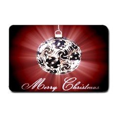 Merry Christmas Ornamental Small Doormat  by christmastore