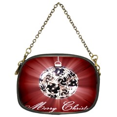 Merry Christmas Ornamental Chain Purse (one Side) by christmastore