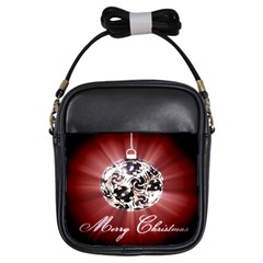 Merry Christmas Ornamental Girls Sling Bag by christmastore