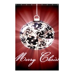 Merry Christmas Ornamental Shower Curtain 48  X 72  (small)  by christmastore