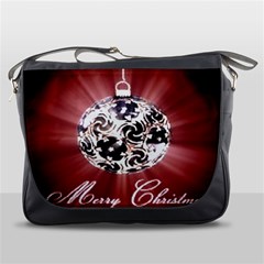 Merry Christmas Ornamental Messenger Bag by christmastore