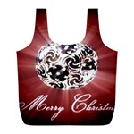 Merry Christmas Ornamental Full Print Recycle Bag (L) Front