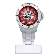 Merry Christmas Ornamental Plastic Nurses Watch by christmastore