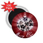 Merry Christmas Ornamental 2.25  Magnets (100 pack)  Front