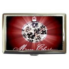 Merry Christmas Ornamental Cigarette Money Case