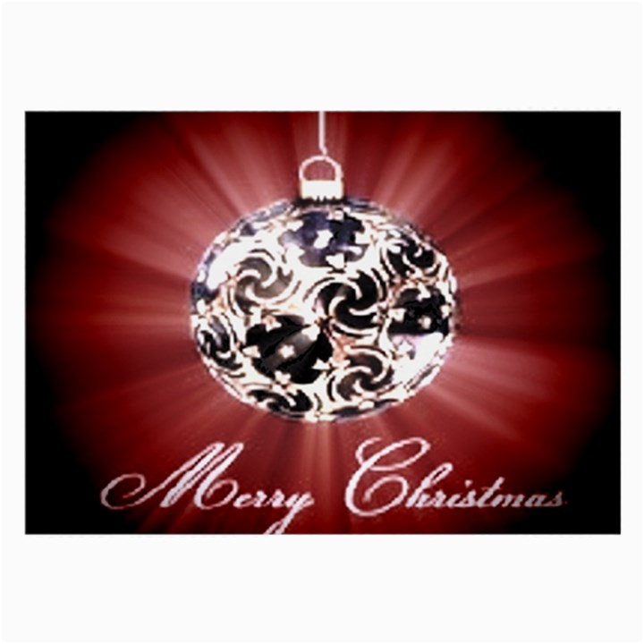 Merry Christmas Ornamental Large Glasses Cloth