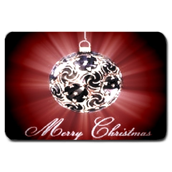 Merry Christmas Ornamental Large Doormat 