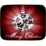 Merry Christmas Ornamental Fleece Blanket (Mini) 35 x27  Blanket