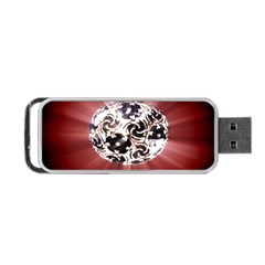 Merry Christmas Ornamental Portable Usb Flash (one Side)