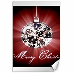 Merry Christmas Ornamental Canvas 20  X 30 