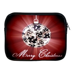 Merry Christmas Ornamental Apple Ipad 2/3/4 Zipper Cases by christmastore