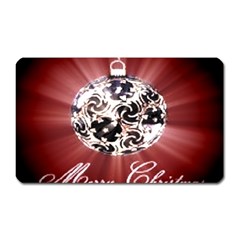 Merry Christmas Ornamental Magnet (rectangular) by christmastore