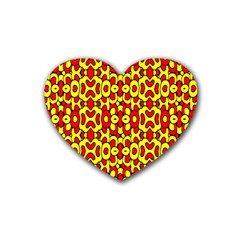 Rby-b-8-5 Rubber Coaster (heart)  by ArtworkByPatrick