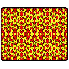 Rby-b-8-5 Double Sided Fleece Blanket (medium)  by ArtworkByPatrick